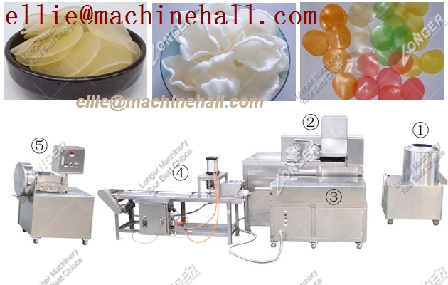 Shrimp Crackers Making Machine