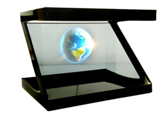 Super market holographic display advertising machine with full HD Resolution