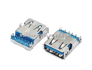 USB receptacle connector for label machine alternate Tyco 19322581 USB 30 STD A RECEPTACLE Universal Serical Bus