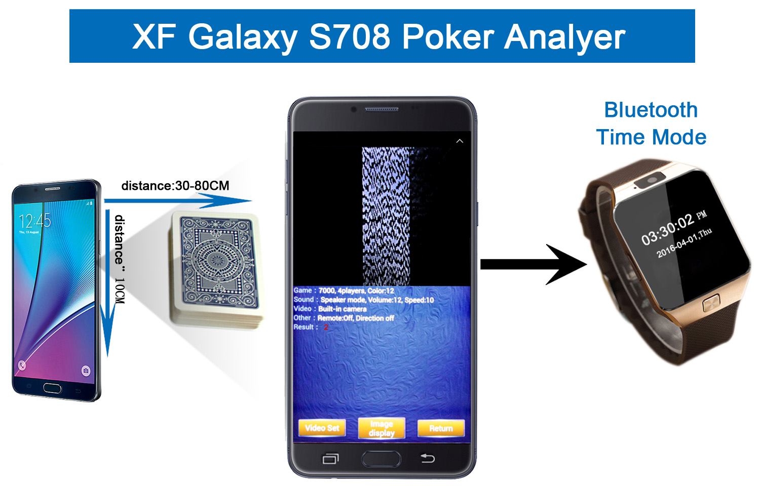XF 2017 Galaxy Note7 PK King 708 Poker Analyzer with Newest Technology