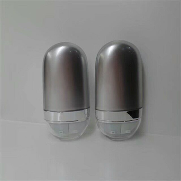 40ml 2 x20ml stand upside down dual chamber cosemtic airless bottle