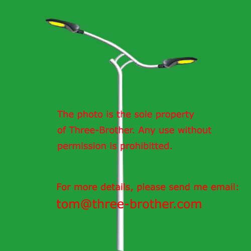 Double arm lighting pole TBP15C