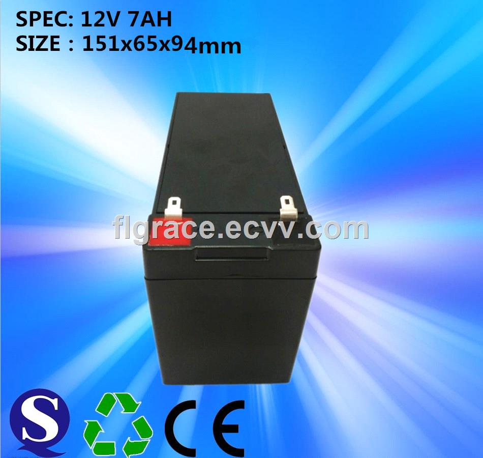 Free Maintenance Type 12v 7ah Sealed Lead Acid Battery Use for Trolley Speaker