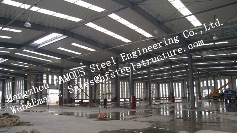 Prefabricated Industrial Single Span Steel Structural Buildings For Warehouse Turnkey Project
