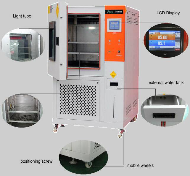 Electronic PLC Touch Laboratory Environmental Temperature Humidity Climate Test Equipment