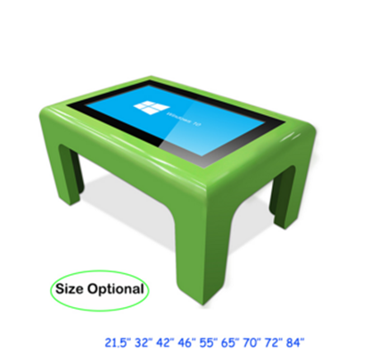 Size optional panel pc multi touch interactive table for kids