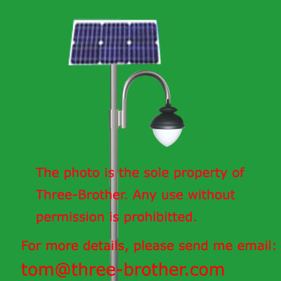 Solar lighting poles