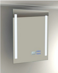Factory Direct Cheap Touch Screen illuminated Bathroom Mirror with Light