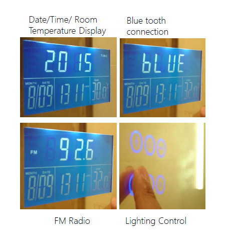 Factory Direct Cheap Touch Screen illuminated Bathroom Mirror with Light