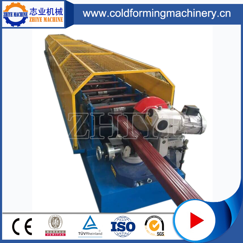 Downspout Making Machines And Drain Pipe Roll Forming Machine