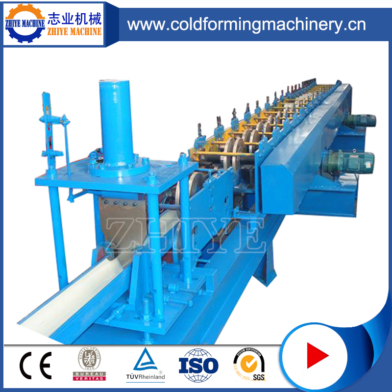 Steel Gutter Cold Roll Forming Machine