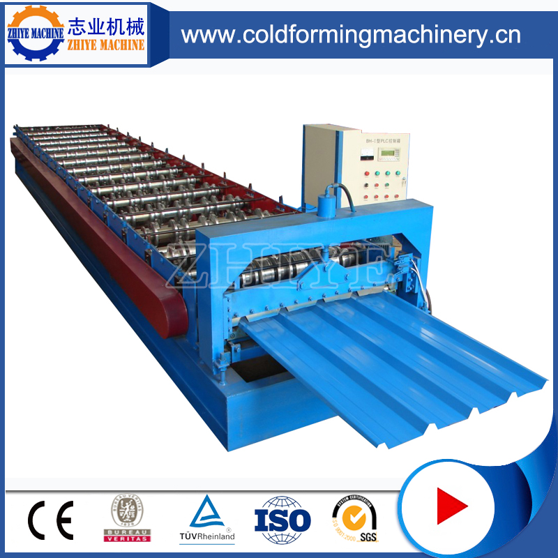 PLC Controlling Galvanized Roof Panel Machine