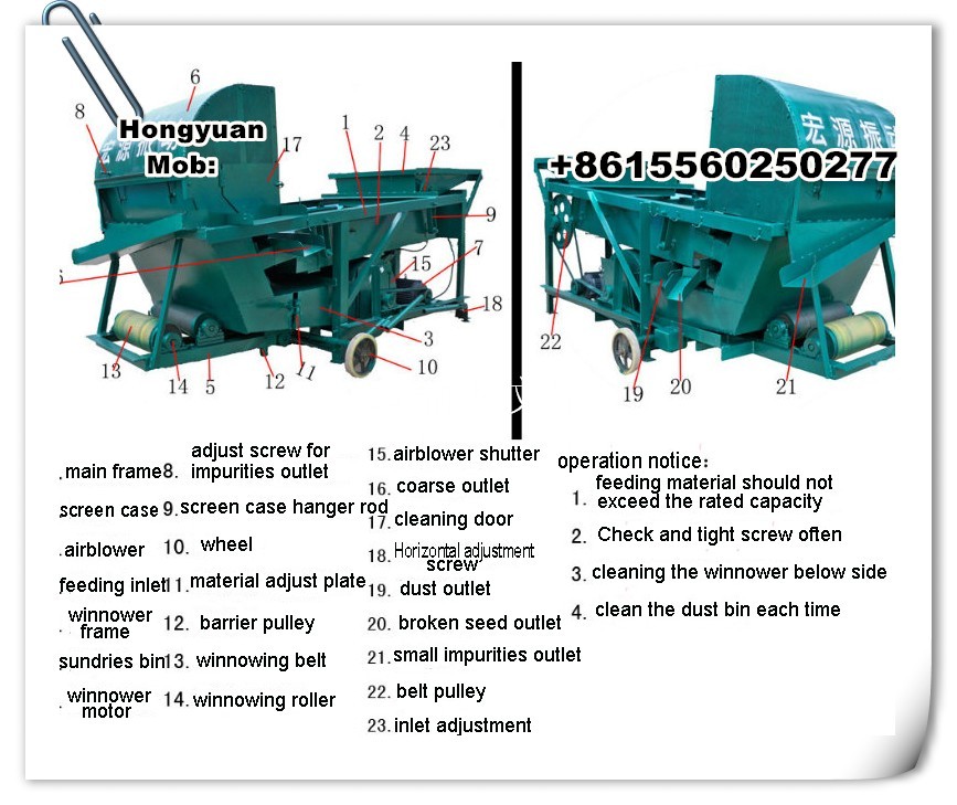 Removing Paddy Husk Straw Automatic Sieving Machine
