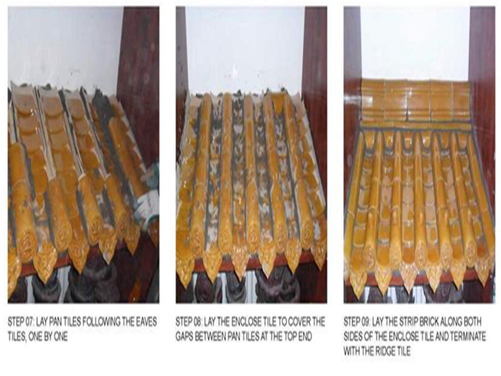 Glazed Roof Tile in Traditional Chinese Style