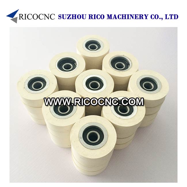 Rubber Pressure Roller Wheels with Bearing for Edge Banding Machine