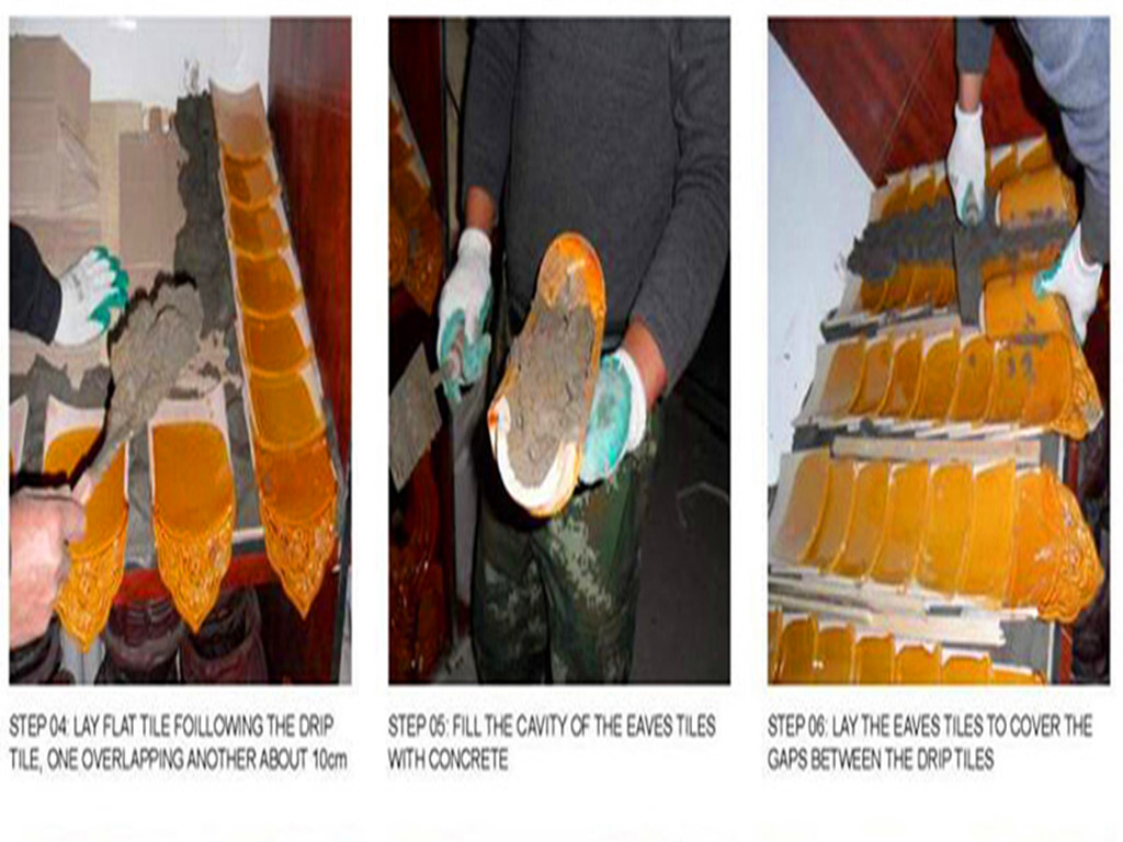 Glazed Roof Tile in Traditional Chinese Style