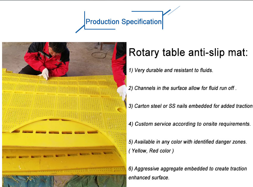 Drilling Rotary Table AntiSlip Mat