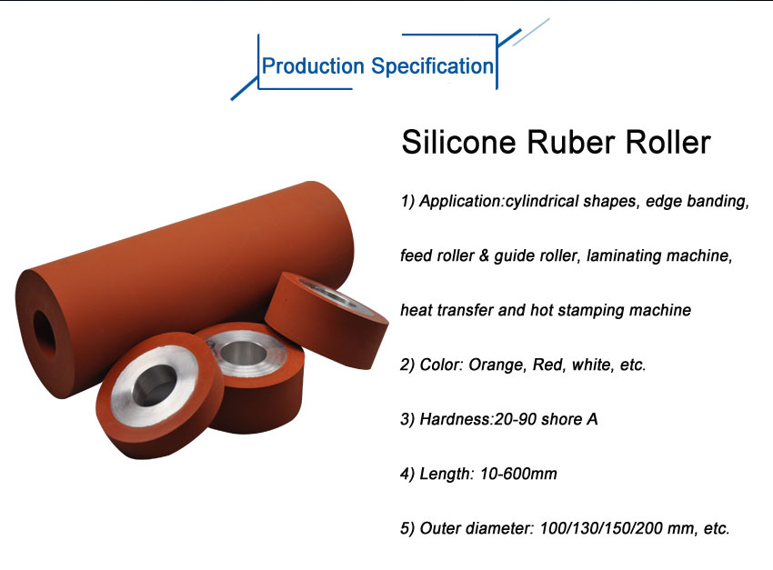 Laminating Silicone Rubber Roller