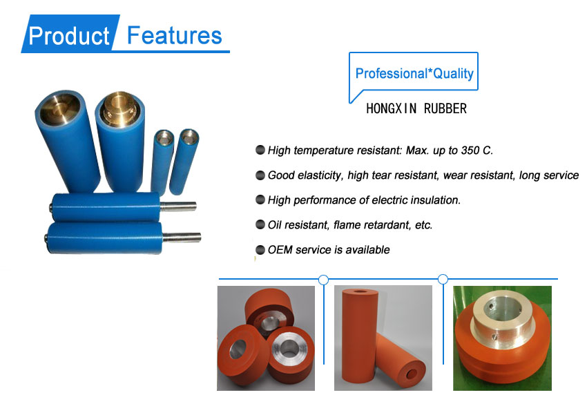 High Temperature Silicone Rubber Roller