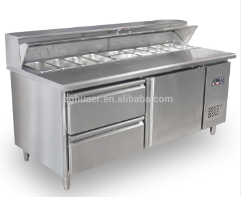 Costeffective Kitchen equipment refrigerated salad bar Commercial used salad bar display freezer