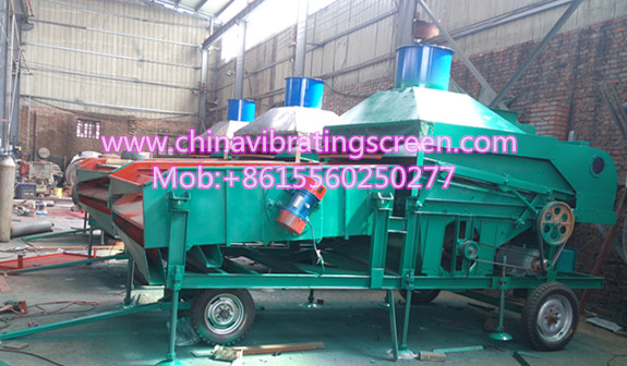 Custom grape seed nut vibrating screening machine