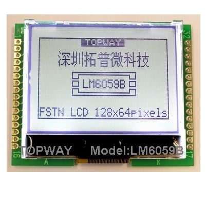 128X64 Graphic LCD Display Cog Type LCD Module LM6059B