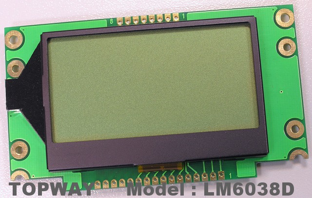 128x64 Graphic LCD Display COG Type LCD Module LM6038