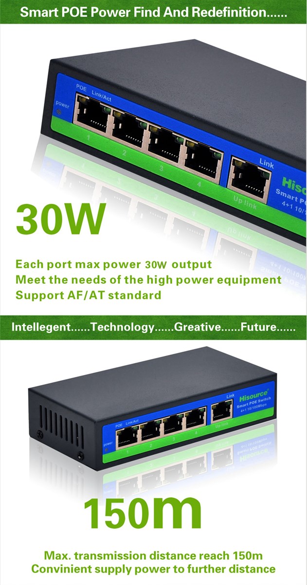 Factory Wholesale Factory Price 4 Port Ethernet POE Switch For IP Camera 10100Mbps