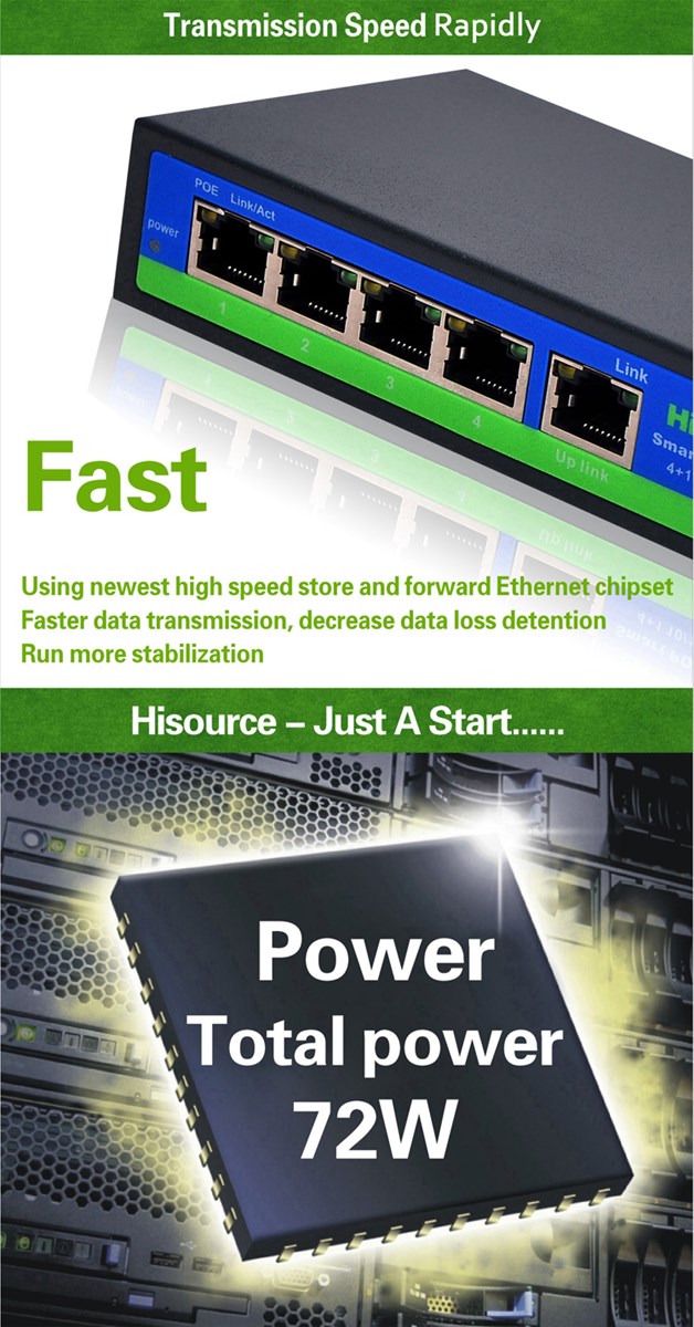 Factory Wholesale Factory Price 4 Port Ethernet POE Switch For IP Camera 10100Mbps