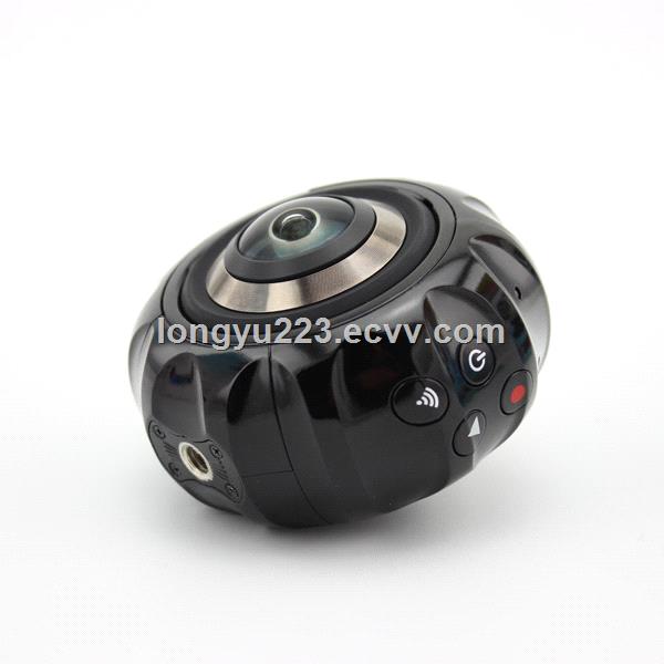 Outdoor wireless 720 degree panoramic camera 3D VR Action sports camera wifi 16MP HD 30FPS DVR recorder