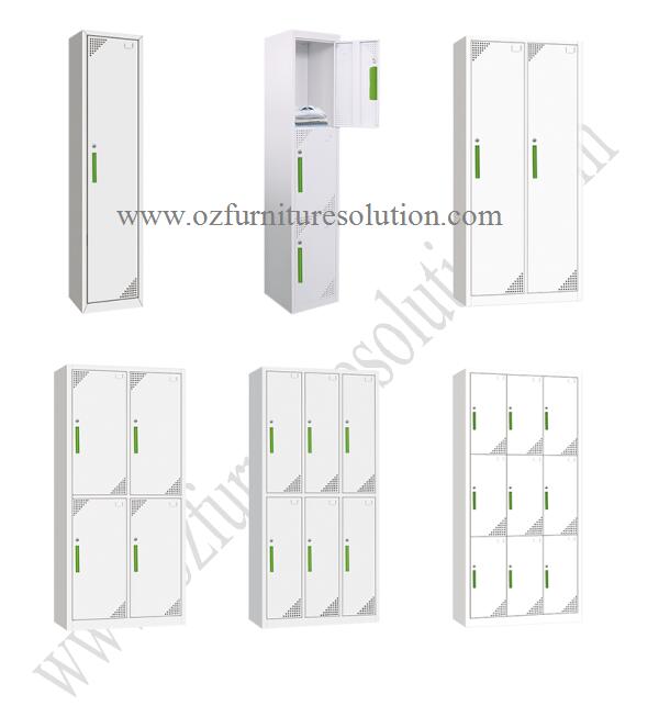 Modern design best seller knockdown Z 7 shape steel locker for sales