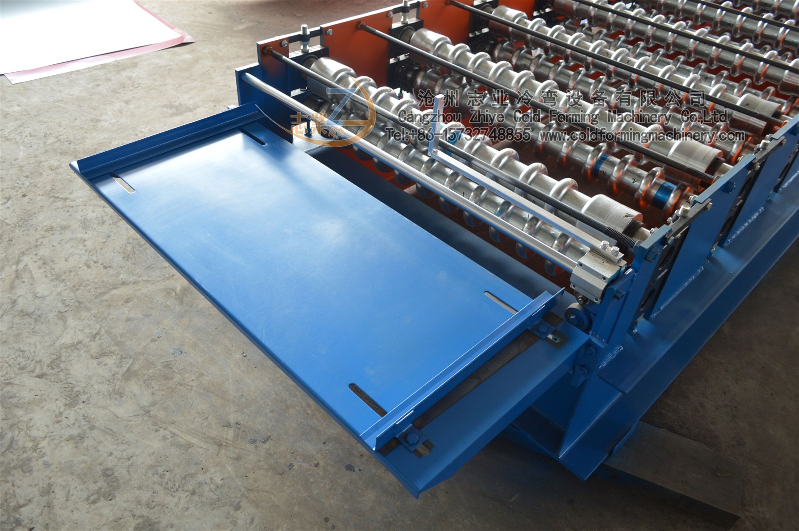 Steel Corrugated Sheet Profile Roll Forming Machine