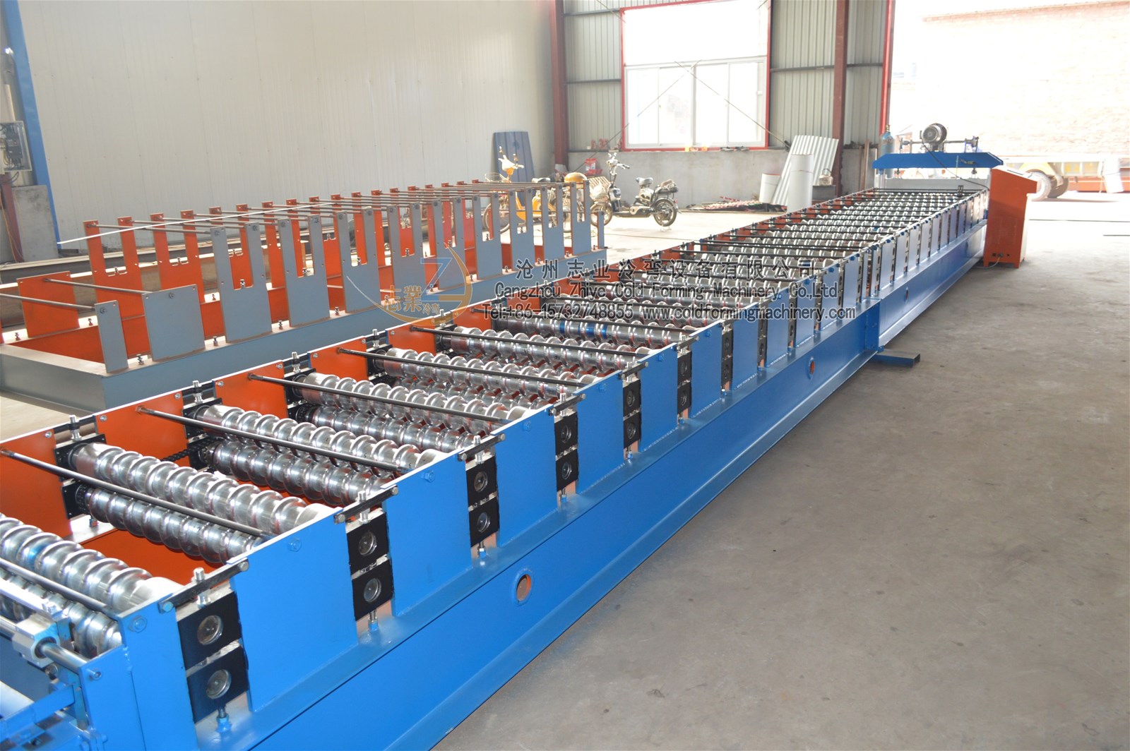 Steel Corrugated Sheet Profile Roll Forming Machine