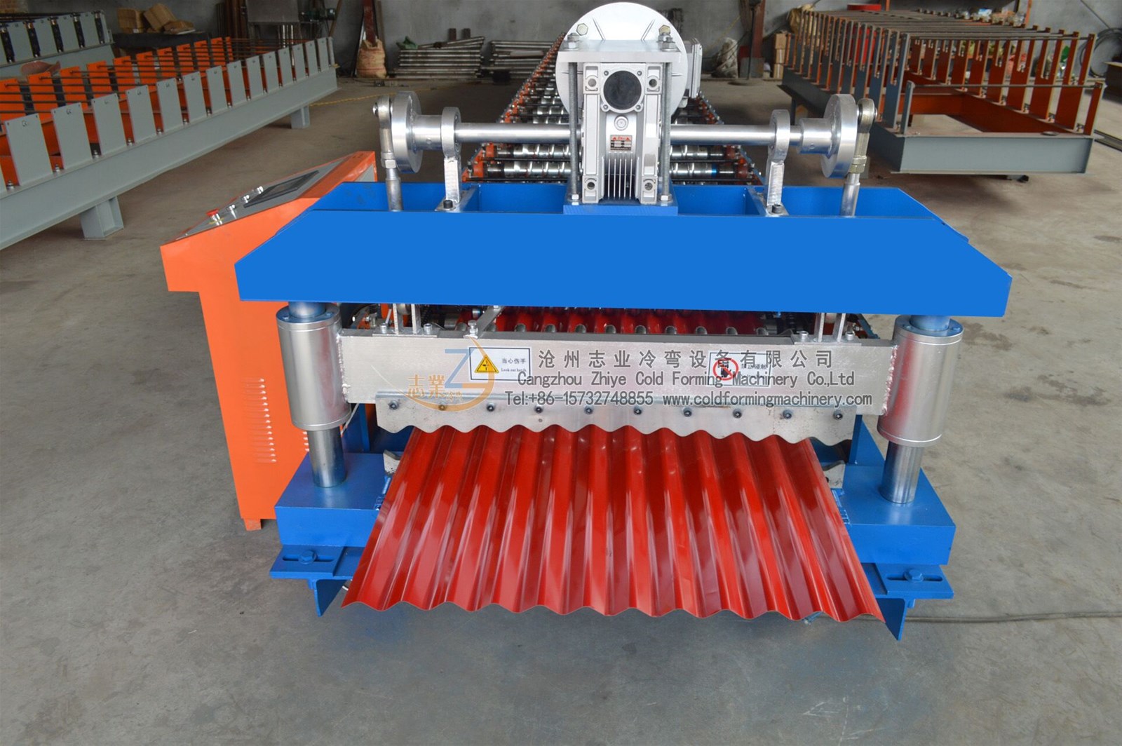 Steel Corrugated Sheet Profile Roll Forming Machine