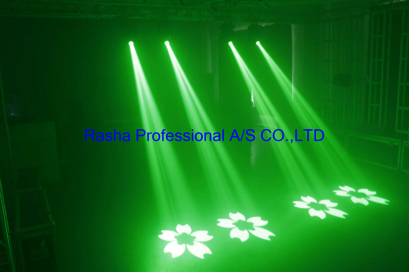 Rasha New Hot Sale 150W LED Moving Head Spot Light With 8 Facet Prism Powercon Stage Moving Gobo Light