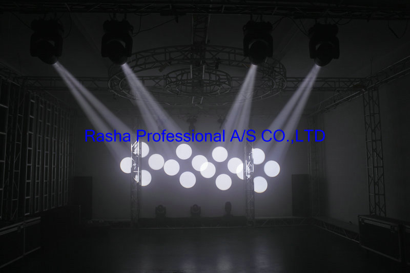 Rasha New Hot Sale 150W LED Moving Head Spot Light With 8 Facet Prism Powercon Stage Moving Gobo Light