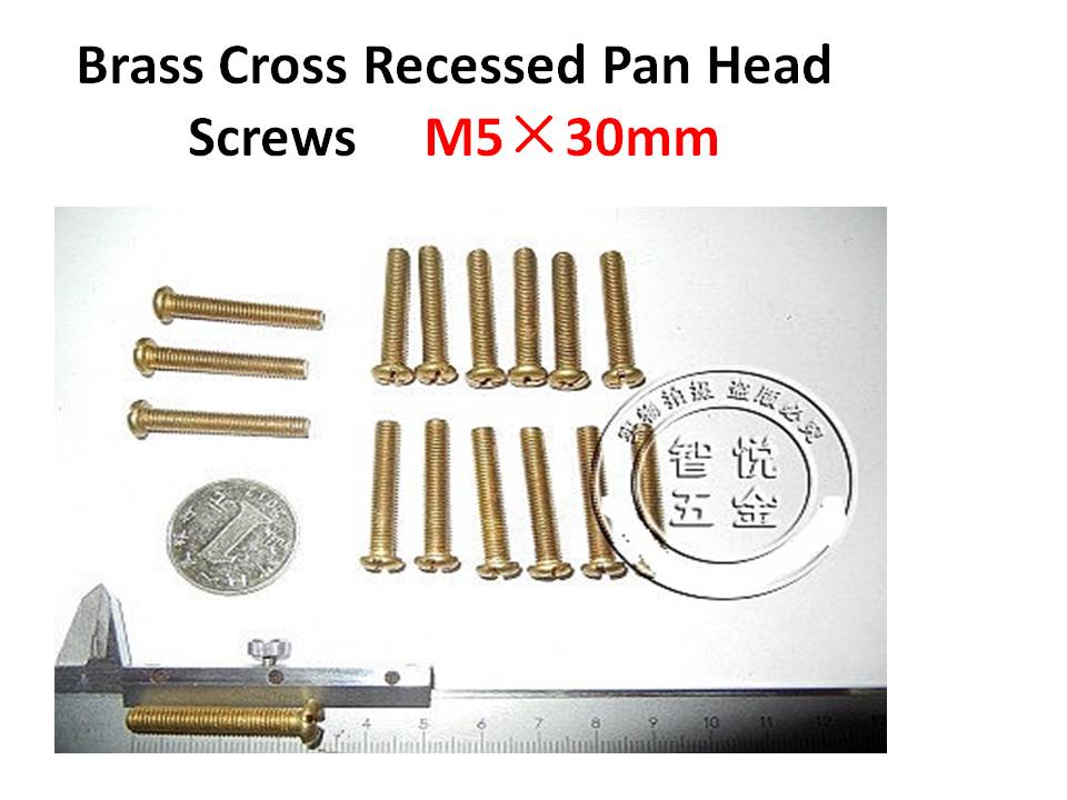 DIN 7985 Brass Philips Pan Head Screws