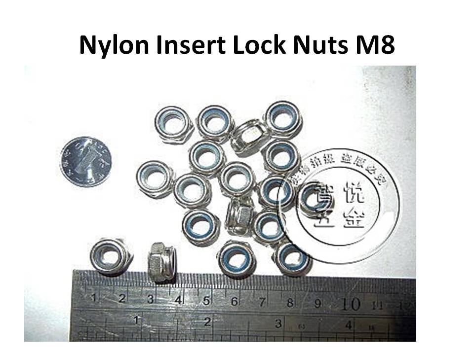 DIN 985 Nylon Insert Lock Nuts M3M4M5M6M8