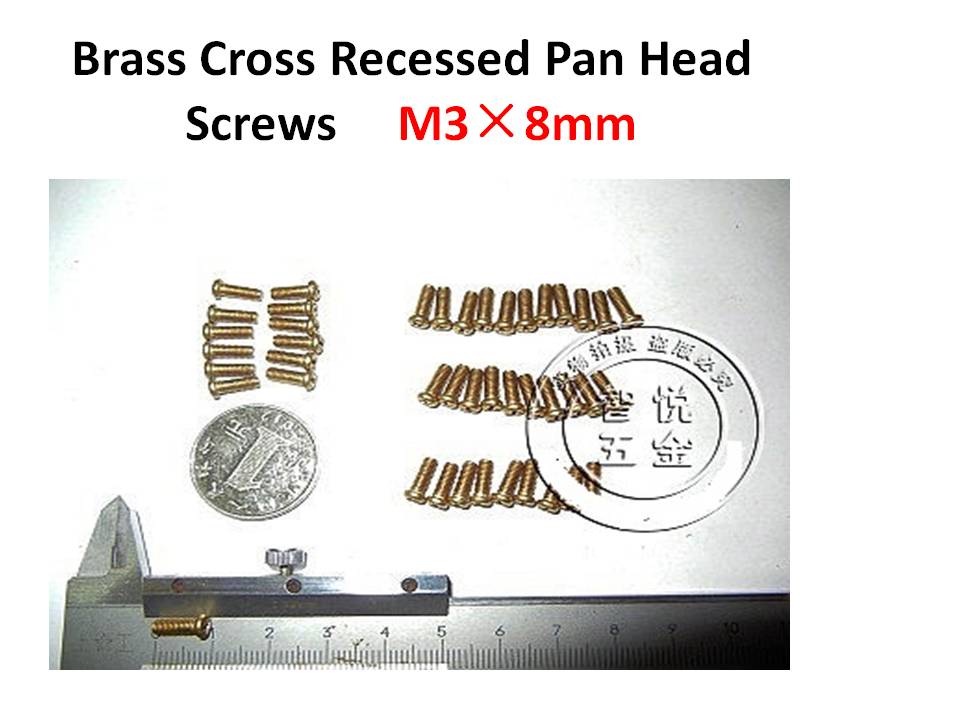 DIN 7985 Brass Philips Pan Head Screws