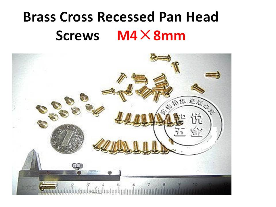 DIN 7985 Brass Philips Pan Head Screws