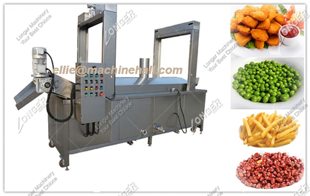 Continuous Peanut Frying Machine