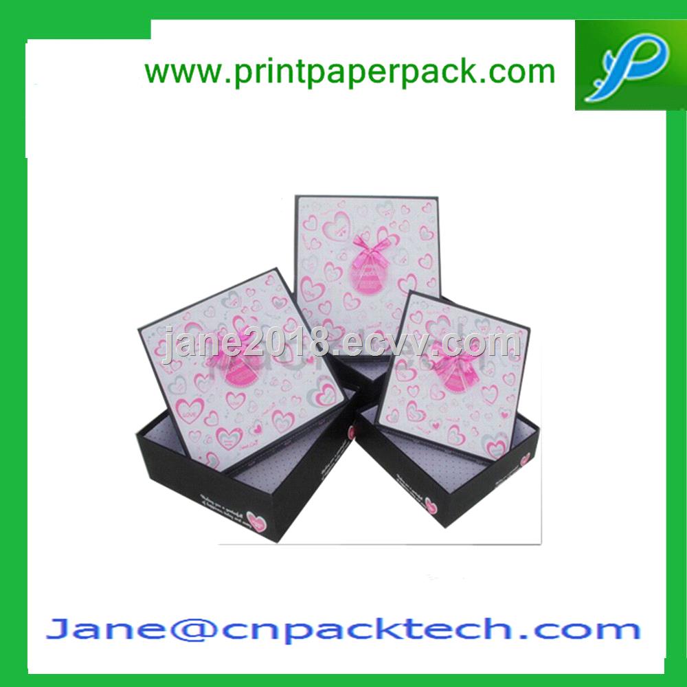 Custom Paper Gift Box Top Bottom Box Jewelry Box Watch Box