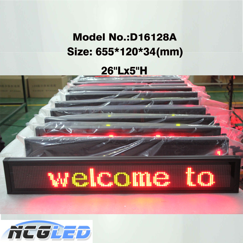 P4.75mm Indoor Use RGY Color LED Message Sign