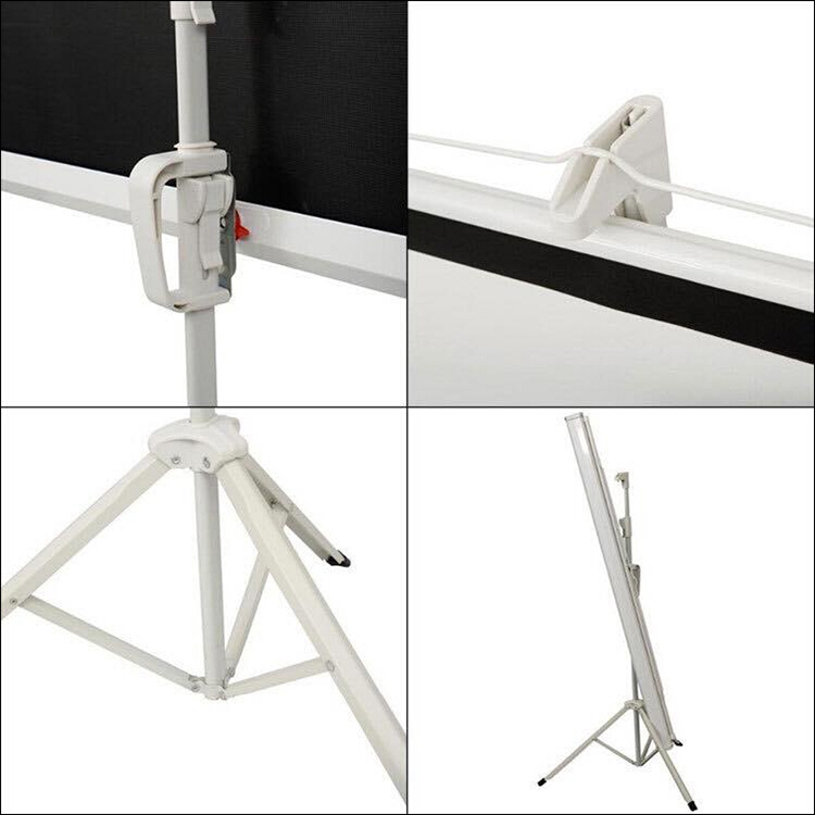 Cynthia Screen High Definition Matte White Material Portable Tripod Stand Screen Projector