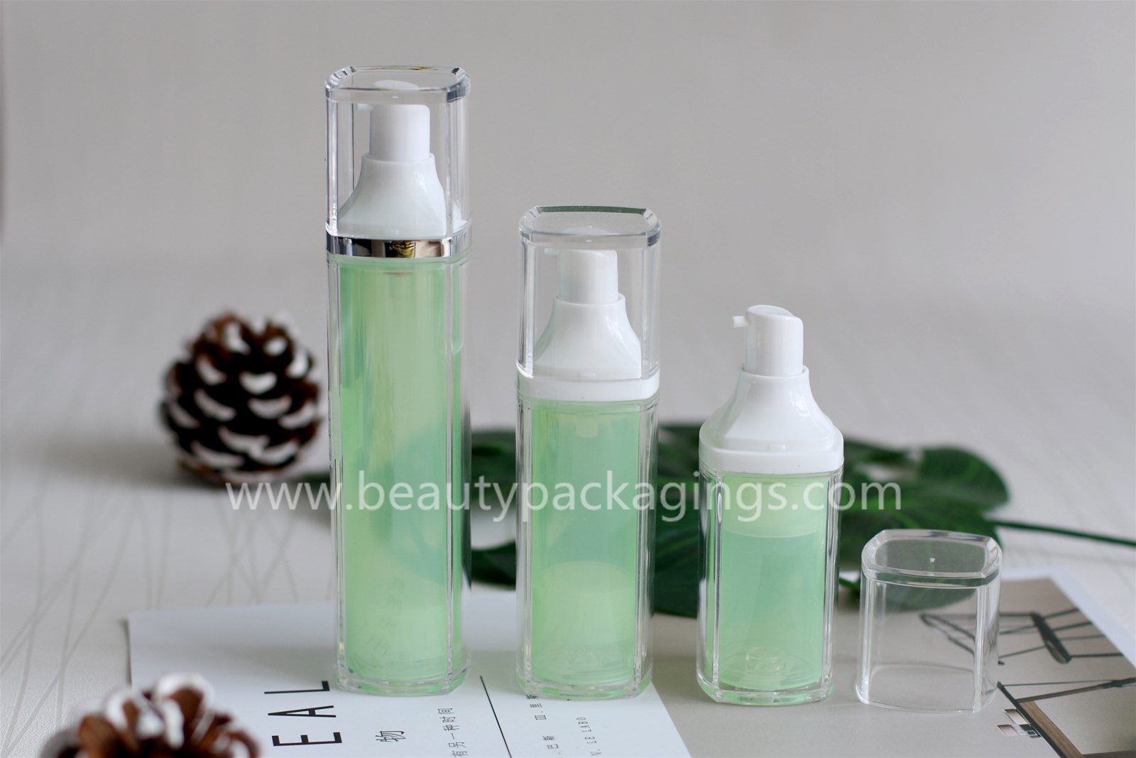 Various Airless Pump Bottle Luxury Design For Skin Care Facial Lotion Various Airless Pump Bottle Luxury Design For Skin Care Facial Lotion
