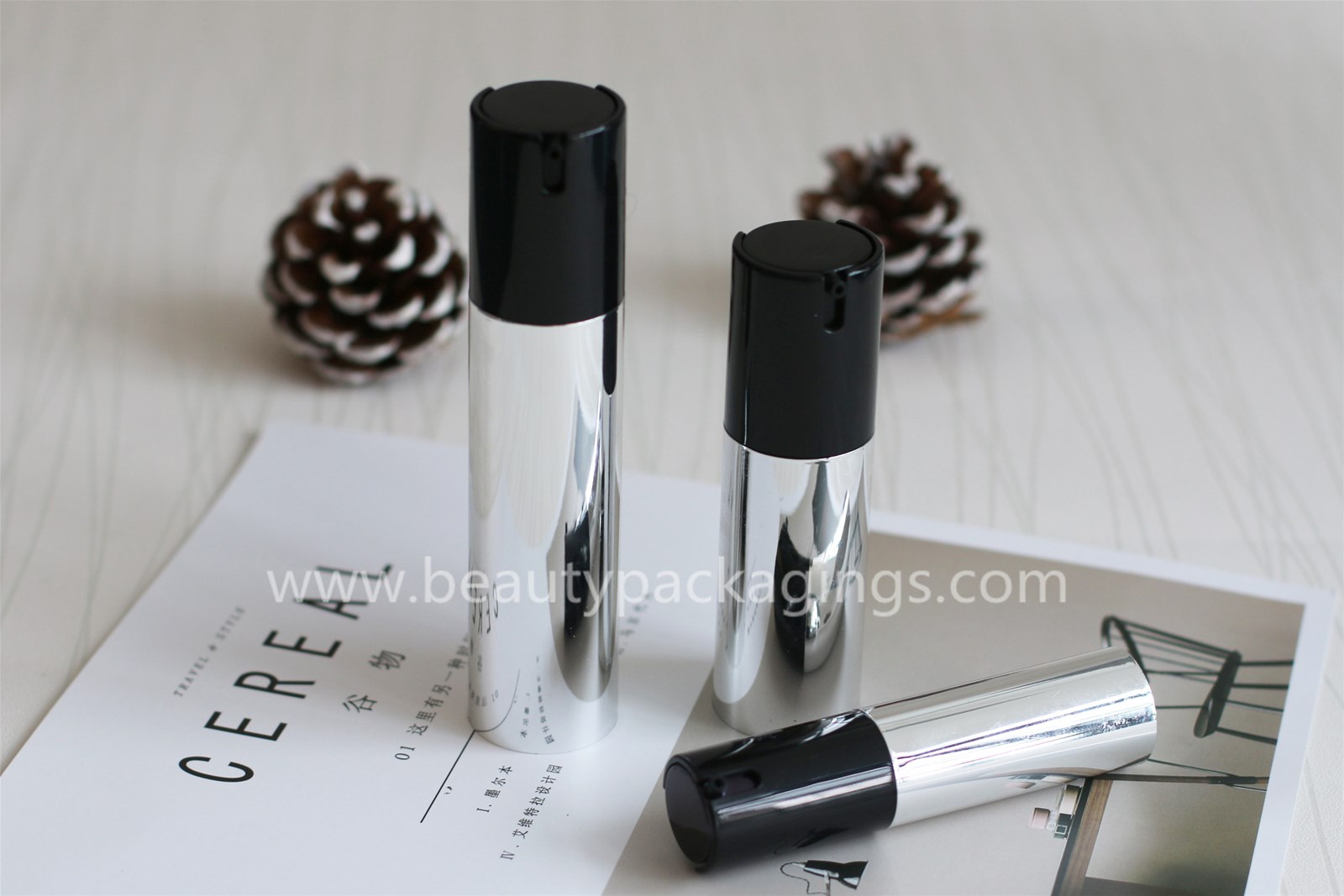 Various Airless Pump Bottle Luxury Design For Skin Care Facial Lotion Various Airless Pump Bottle Luxury Design For Skin Care Facial Lotion