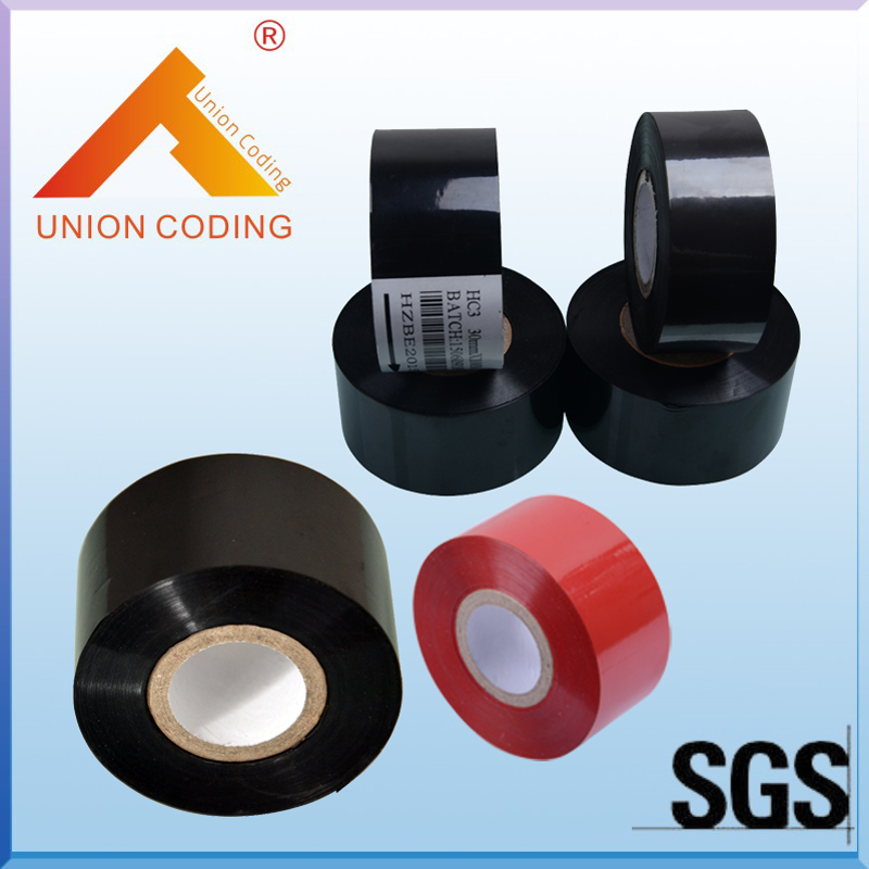 HC3 Type 30mm Width 120M length Black hot foil stamp printing coding