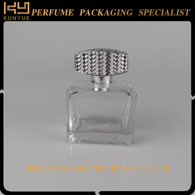 Glass Perfume Empty Refill Diffuse Fragrance Car Perfume Bottle With Aluminum Cap