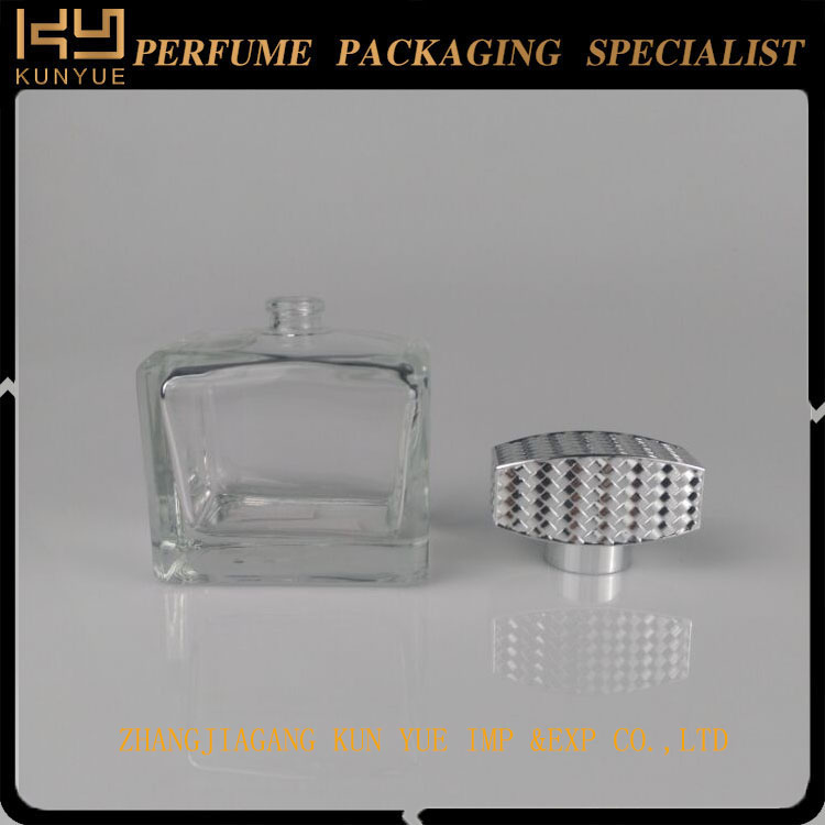 Glass Perfume Empty Refill Diffuse Fragrance Car Perfume Bottle With Aluminum Cap