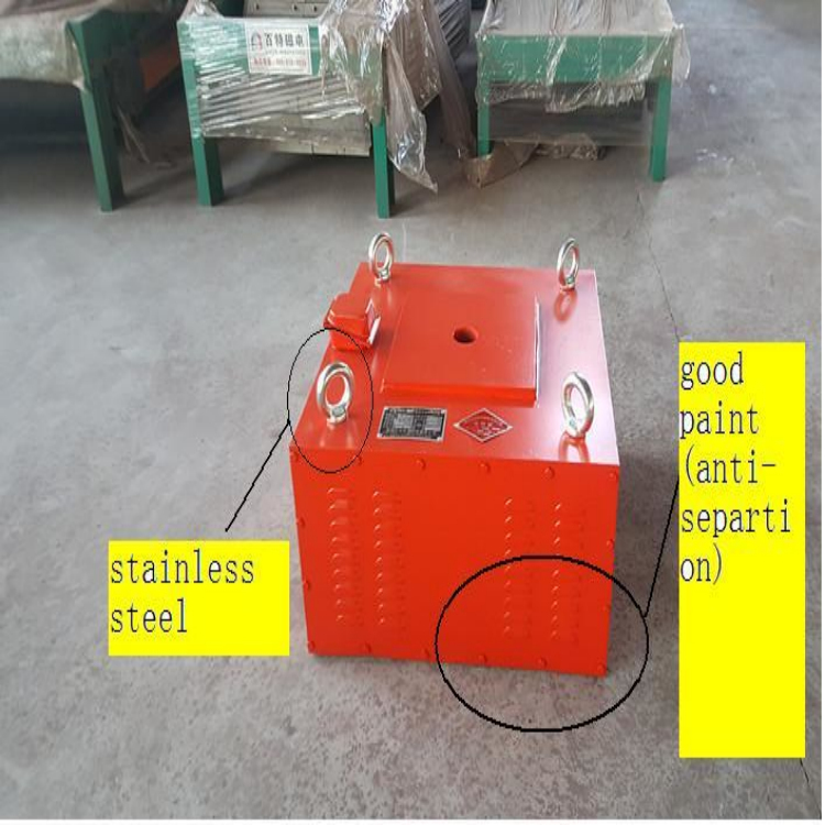 Rcda High Power AirCooling Electromagnetic SeparatorMagnetic Separator Mining Machine with Lifting Equipment to Sele
